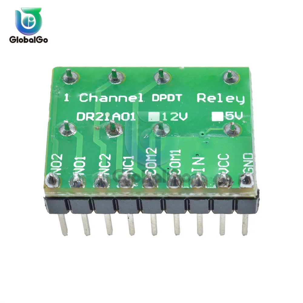 Электромагнитные реле DPDT двухполюсное 9-контактного тока 5 В/12 В постоянного