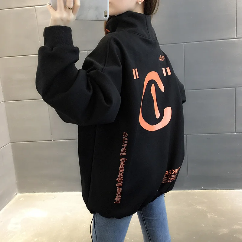 

Korean women's clothing in 2020 new winter clothes winter loose ladies guard clothes coat ins tide autumn and winter Joker