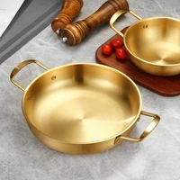 mini chefs classic stainless steel everyday pan cookware inner diameter 1820222426cm hot pot cooking kitchen accessories