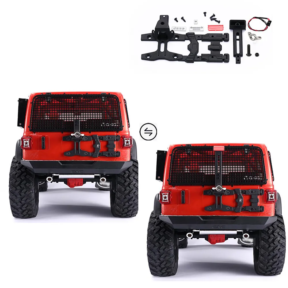 

Spare Seat Base Spare Tire Rack Bracket for 1/10 AXIAL SCX10 III Wrangler RC Car Accessories