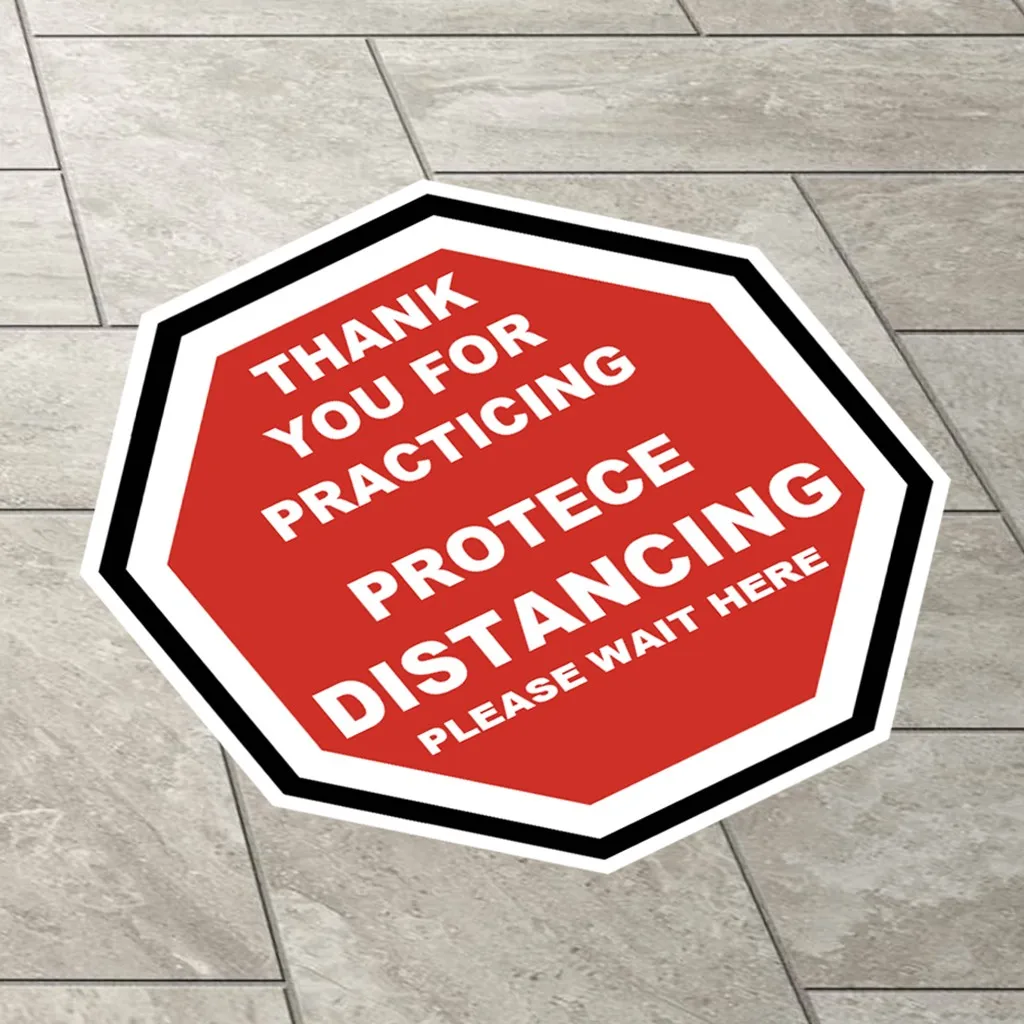 Наклейка для украшения расстояния наклейка защиты от на пол маркер пожалуйста