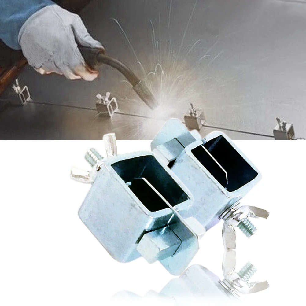 

8pcs Spare Silver Accessories Steel Positioning Welding Clamp Set Home Durable Industrial Repair Clip Reusable Sheet Metal