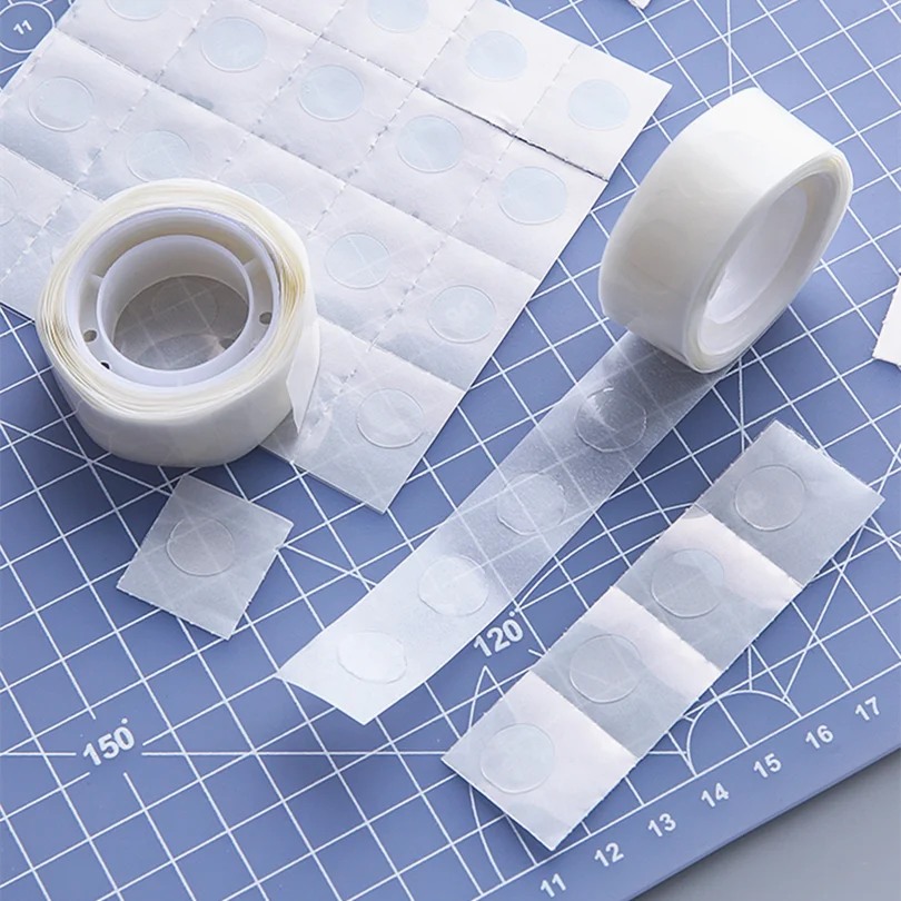 

Прозрачная декоративная клейкая лента The9, точечный клей, Маскировочная Васи-лента, самодельная наклейка для скрапбукинга, этикетка, канцел...