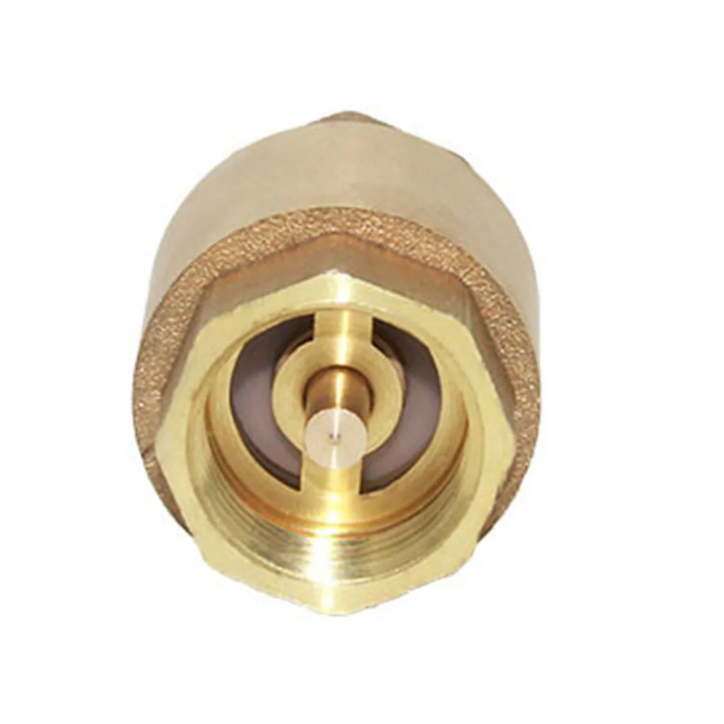 Фото 1/2'' NPT Brass Internal Threaded Air Compressor Check Valve Spring Vertical Non Retrun Обустройство дома 1/2'' NPT Brass Internal Threaded Air Compressor Check Valve Spring Vertical Non Retrun Обустройство дома