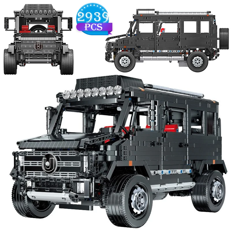

Technical Expert Off-road Racing Building Blocks DIY Jeep Assembly Model Brick Children's Set Toys Birthday Gifts for Friends