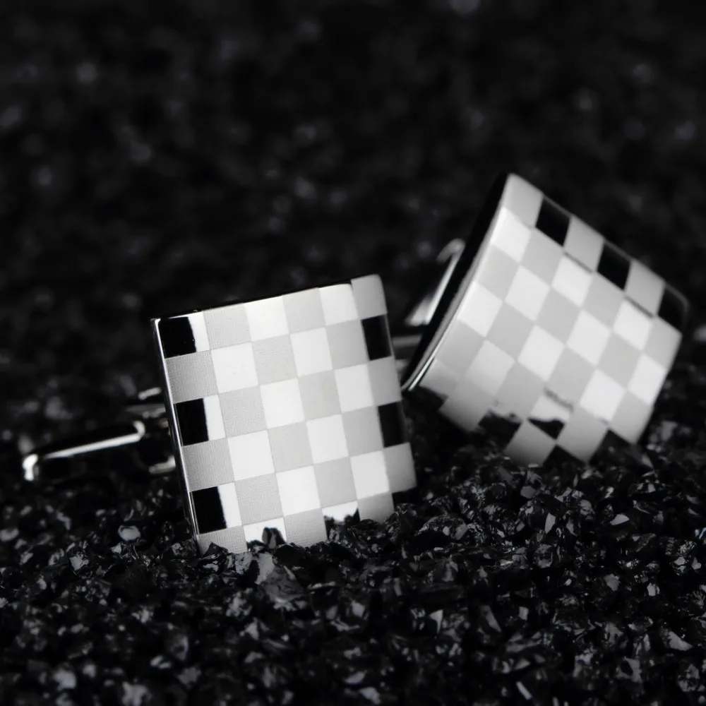 1 пара новинка нержавеющая сталь серебро Винтаж мужской свадебный подарок