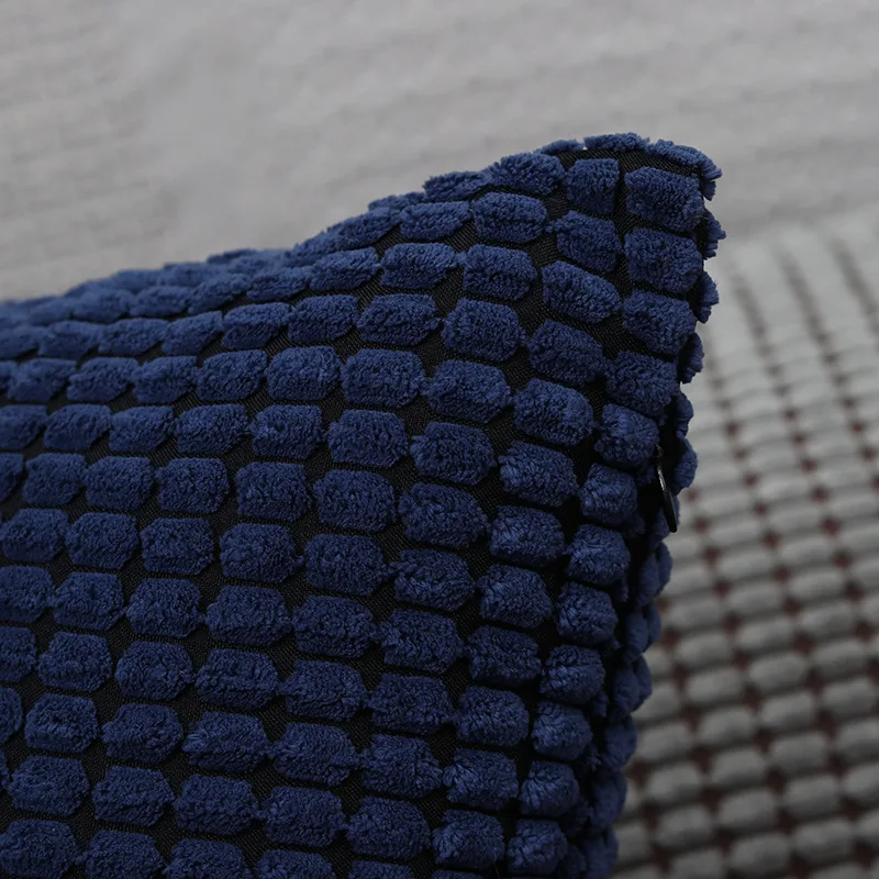 

Corduroy Fabric Throw-Pillow Cover 45*45cm Square Shape Pillowcase Luxury Quality Pillowcases For Home Textile funda almohada