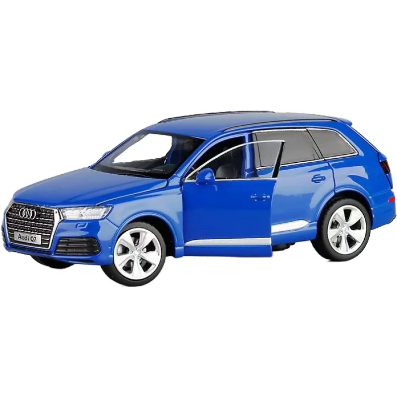 Модель автомобиля Audi Q7 Sport SUV из сплава масштаб 1:32 со звуком подсветильник кой