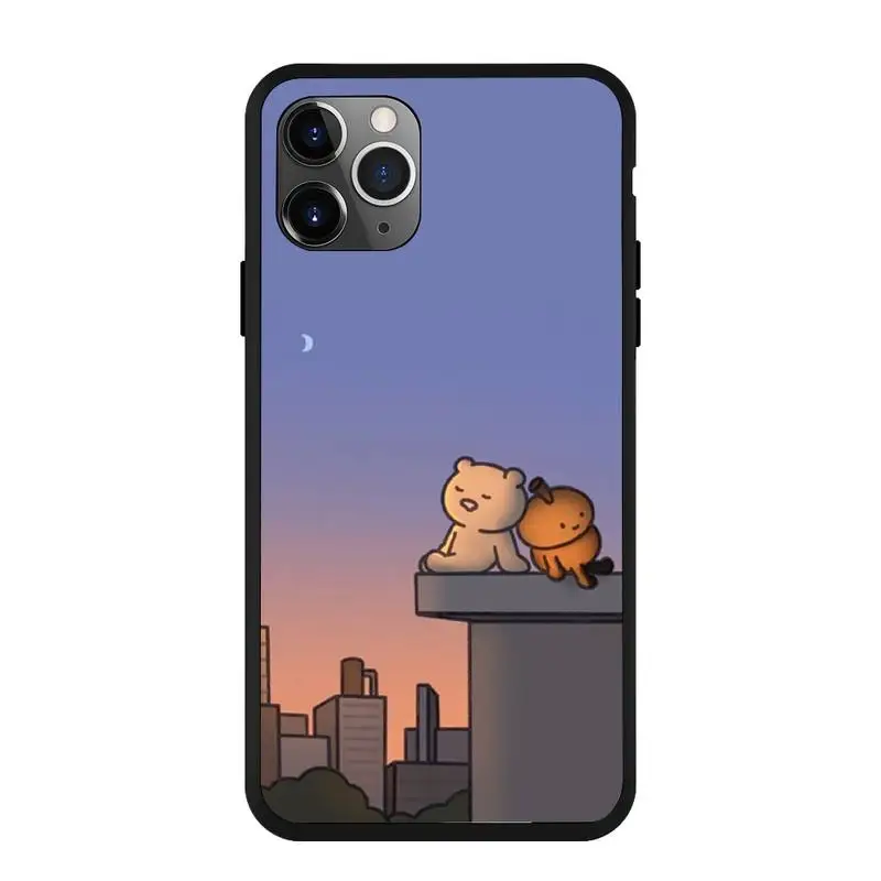 

Lonely White Bear Phone Case For Iphone 6 6s 7 8plus X Xr 11 12 Mini Pro Max Nax Fundas Cover