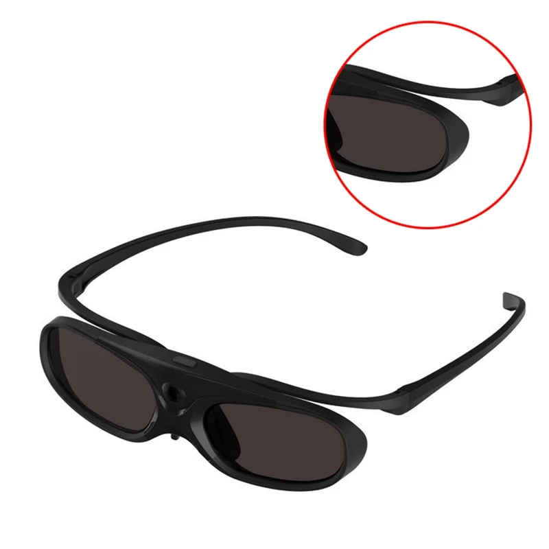 Съемный активный затвор 3D очки перезаряжаемые клип для DLP Link проектора |