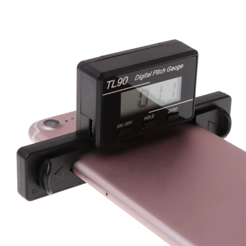 2021 New TL90 Digital Pitch Gauge LCD Backlight Display Blades Angle Measurement Tool | Инструменты