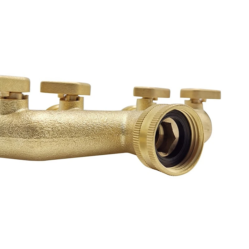 

Garden Hose Splitter 4 Way Tap Hose Connectors Water Distributor Switch Valve