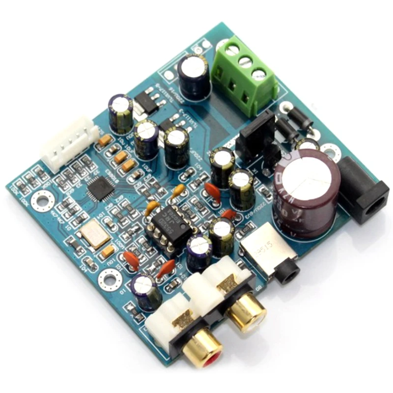 

Assembled ES9018K2M DAC Board ES9018 I2S Input Decoding Board,NE5532,I2S Dsd Fiber Coaxial Input Decoder Board