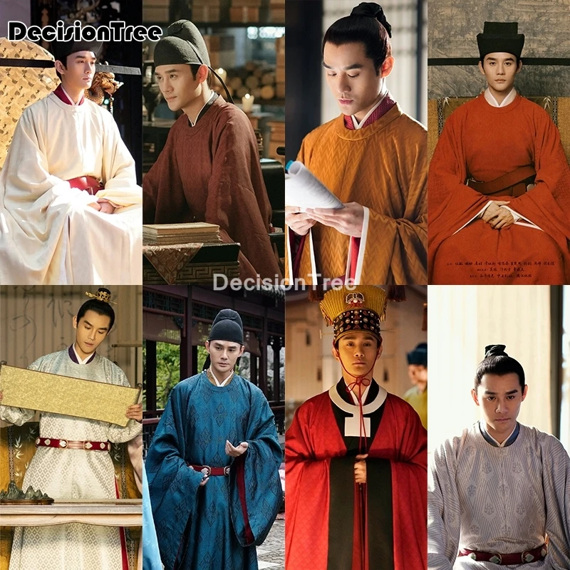 

Костюмы по телевизору, мужские костюмы династии песен, для службы канцлеров, традиционные китайские костюмы для мужчин, 2021