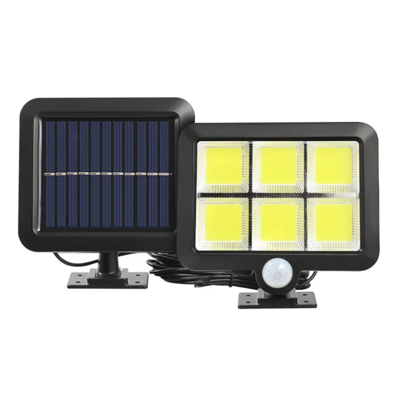 

120/128 COB LED Solar Light PIR Motion Sensor Outdoor Lighting Garage Security Light Garden Decoration Solar Wall Lamp Spotlight