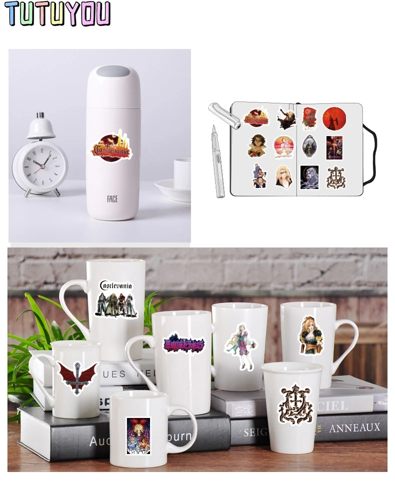 

Wholesale 10set/lot PC1964 50pcs/set Devil Creative Stickers DIY Decorative Stickers Cartoon Style For Notebook Phone Stickers