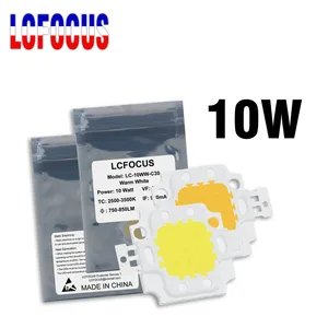 Светодиодный чип высокой мощности 10 Вт, натуральный, холодный, теплый белый свет, 3000K, 4000K, 6000K, 10000K, 20000K, 30000K, COB SMD световые шарики для прожексветильник 10 Вт