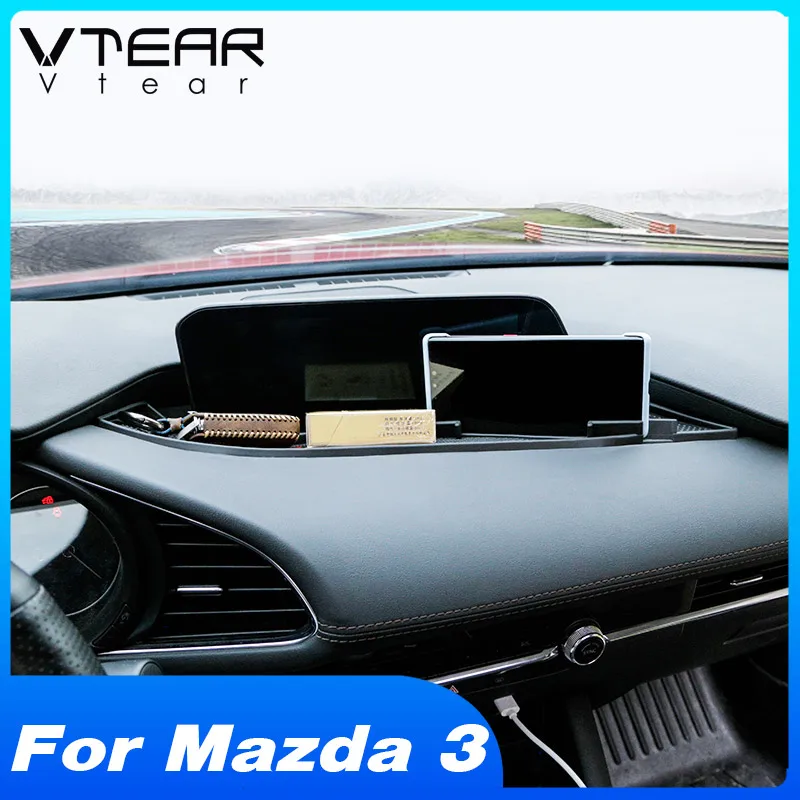 Vtear для Mazda мазда 3 Bp 2019 2021 аксессуары приборная панель Противоскользящий коврик