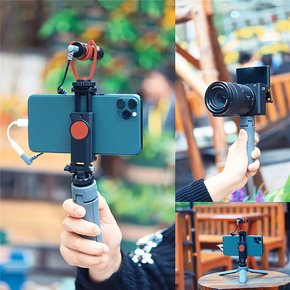 Складной Настольный Штатив с широким углом съемки Vlog Gimbal базовый держатель для DJI