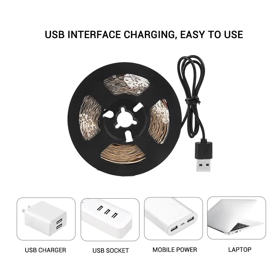 5 в USB СВЕТОДИОДНЫЙ светильник для выращивания, полный спектр, Светодиодная лента, светильник s 1 м 2 м IP65 SMD 2835 Светодиодный, фито-Диодная лампа для выращивания растений, палаток, гидропонная лампа