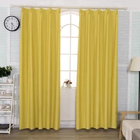 modern high precision solid blackout curtain fabric japanese korean finished curtain for living room bedroom window curtains