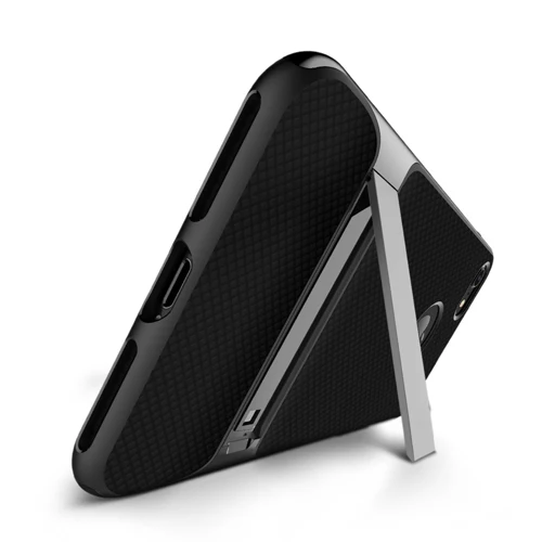 Gray Case Рок чехол для телефона для iPhone 8/8 плюс защитный корпус, серия Royce задняя крышка чехол для iPhone 8 Plus Coque с подставкой - Цвет: Gray Case