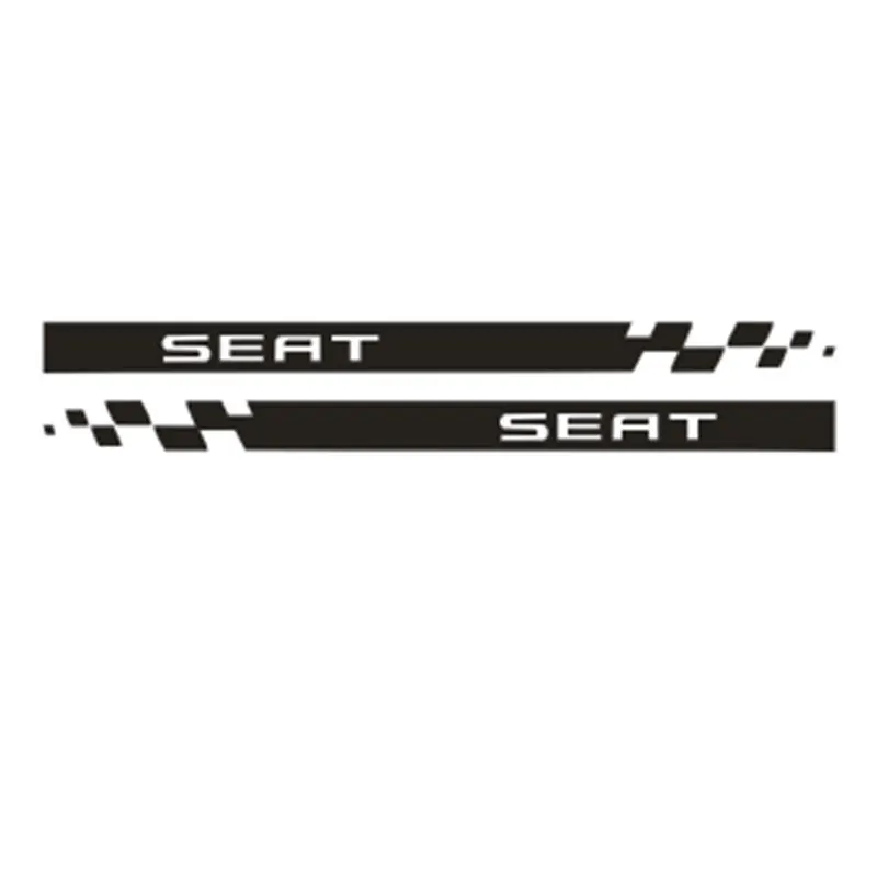 

Автомобильные графические Наклейки для RS195 SEAT FR RACING Stripe IBIZA LEON ATECA, автомобильные наклейки
