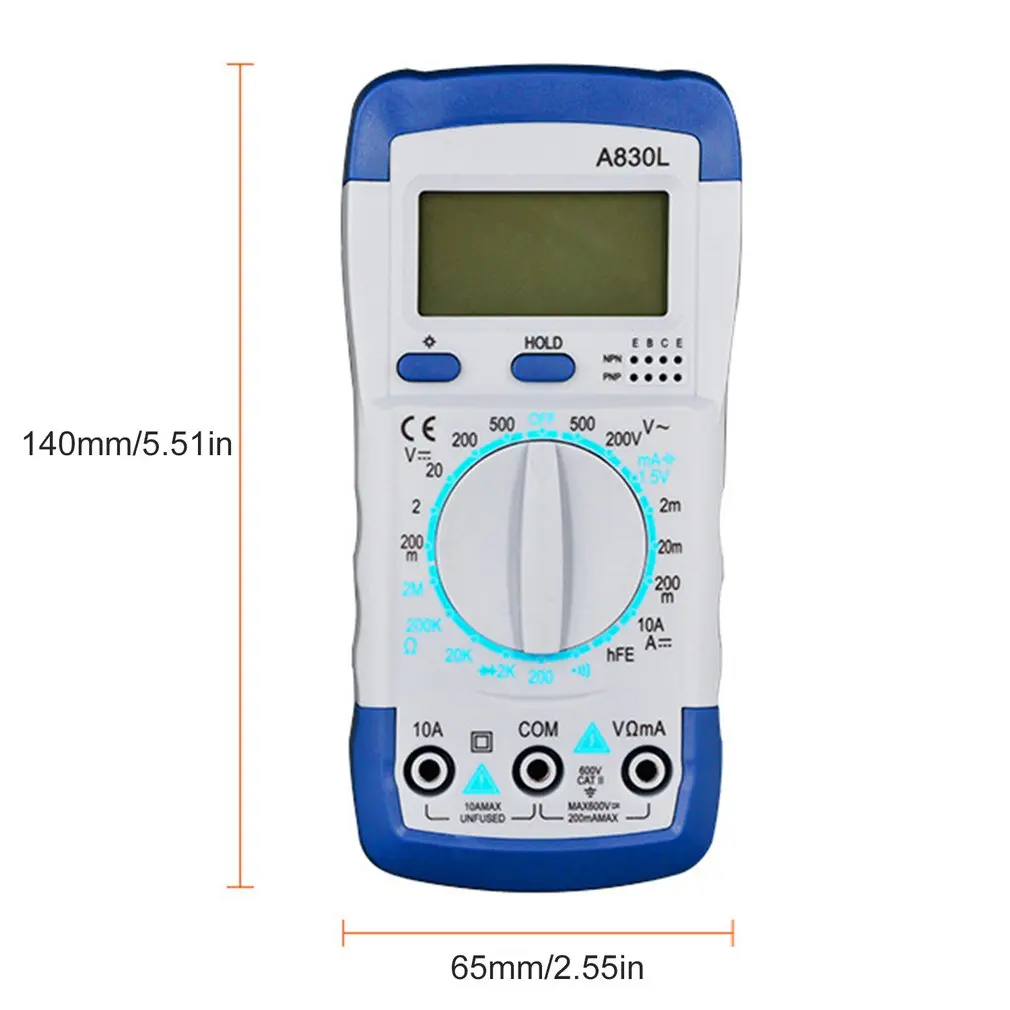 

21PCS 60W Adjustable Electric Soldering Iron Kit Inner Heat Welding Solder Pencil Repair Tool Pen with A830L Multimeter