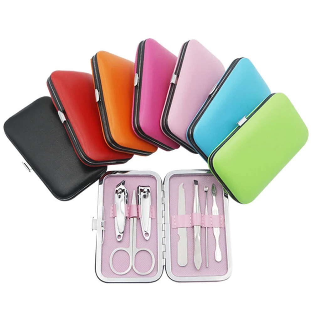 7 шт./комплект кусачки для маникюра и педикюра из нержавеющей стали|Ножницы