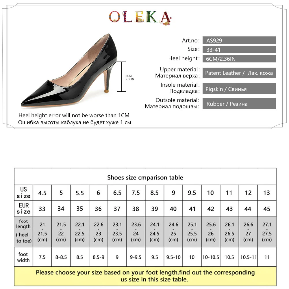 

OLEKA Thin Heels Women Shoes Elegant Style Shallow Strange Heeloffice & Career Spring/autumn Basic Pointed Toe Heels AS929