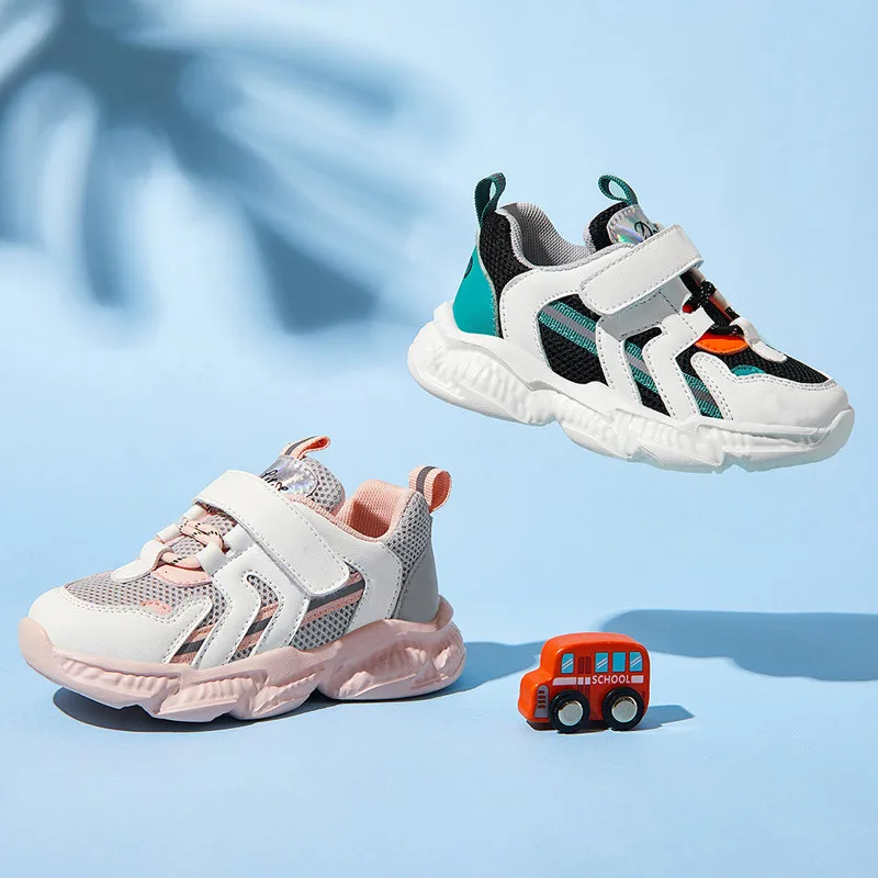 

Summer Breathable Anti-Slip Running Sports Shoes Size 22-37 Spring Autumn Kids Shoes Baby Boys Girls Children's Casual Sneakers