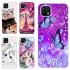 Чехол-накладка для OPPO A15s, мягкий ТПУ чехол для телефона чехол 6,52 дюйма с мультяшным рисунком для OPPO A15 A 15 A 15sm oppo CPH2179, бампер, чехол