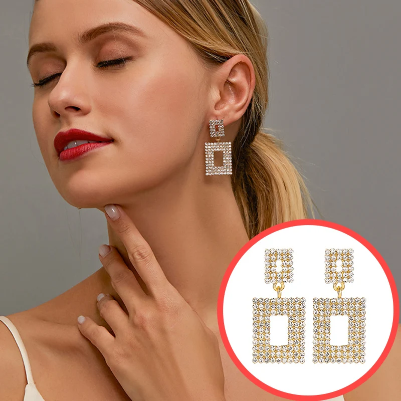 

Fashion Statement Earrings Big Geometric Round Earrings For Women Hanging Dangle Earrings Drop Earing Modern Female Jewelry