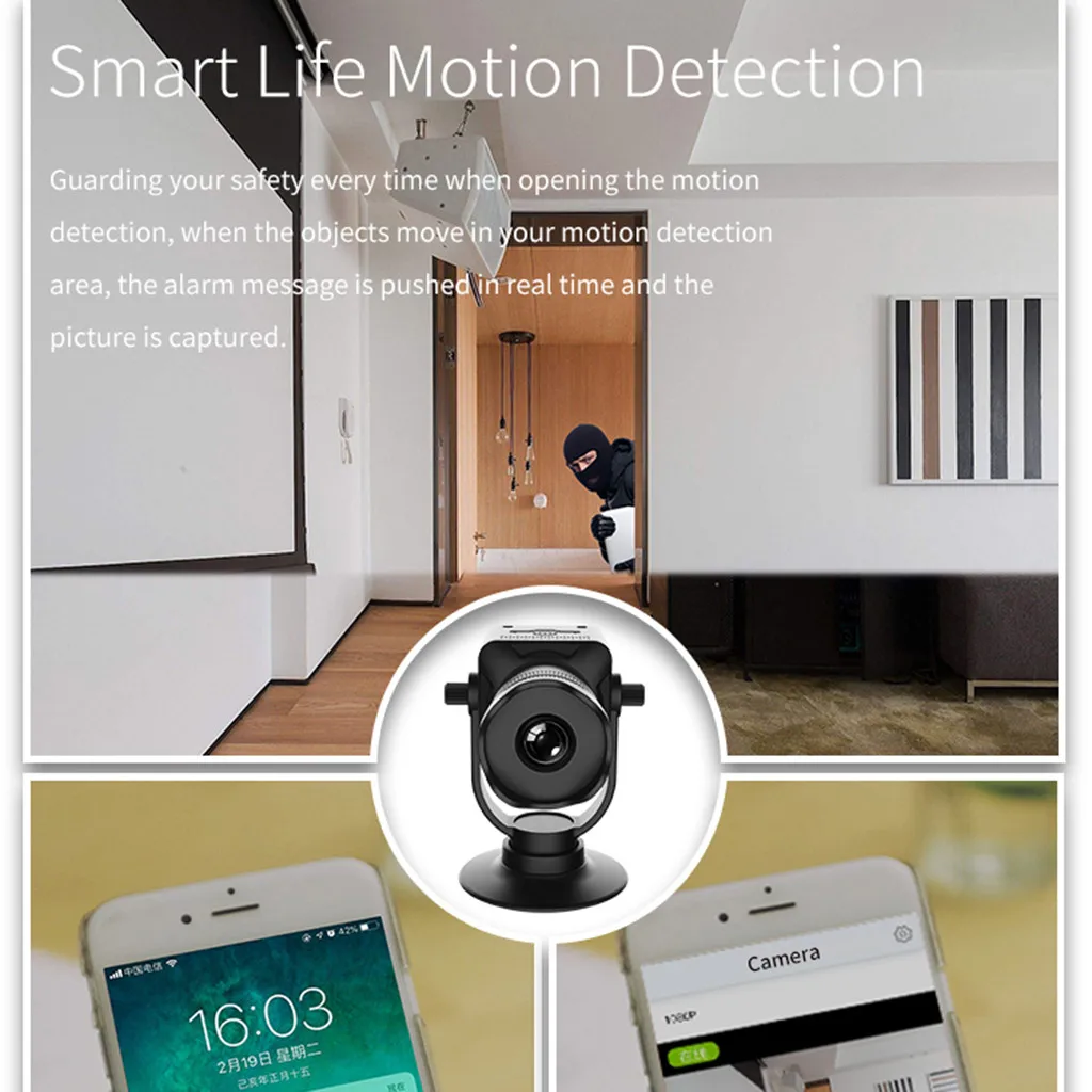 Outmix 12x Zoom 1080P мини-камера с высоким фокусным объективом видеокамера WiFi IP P2P инфракрасная камера наблюдения видео рекордер pk sq11 sq13