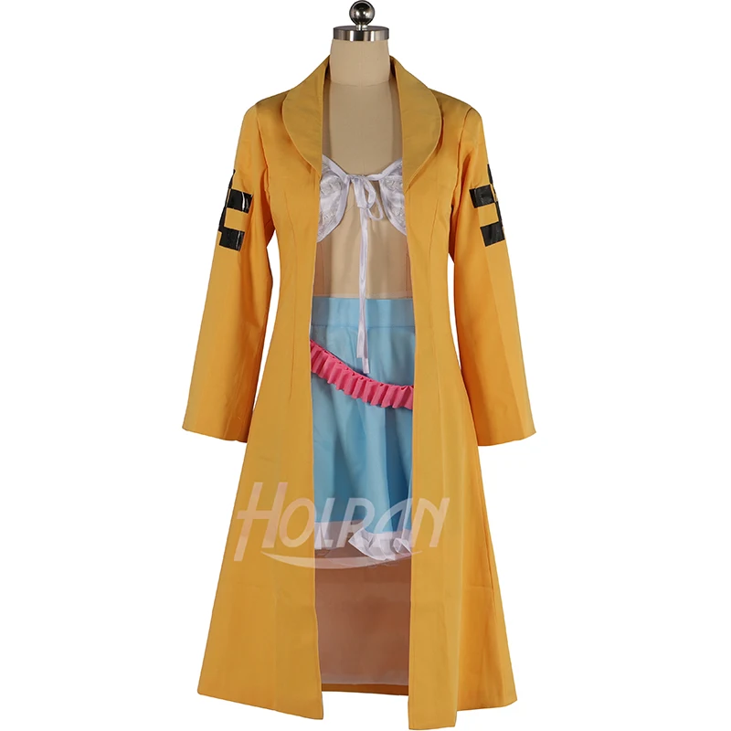 

Hot Anime Danganronpa V3: Killing Harmony cosplay costume Angie Yonaga anime uniform bra skirt belt coat Halloween party suit