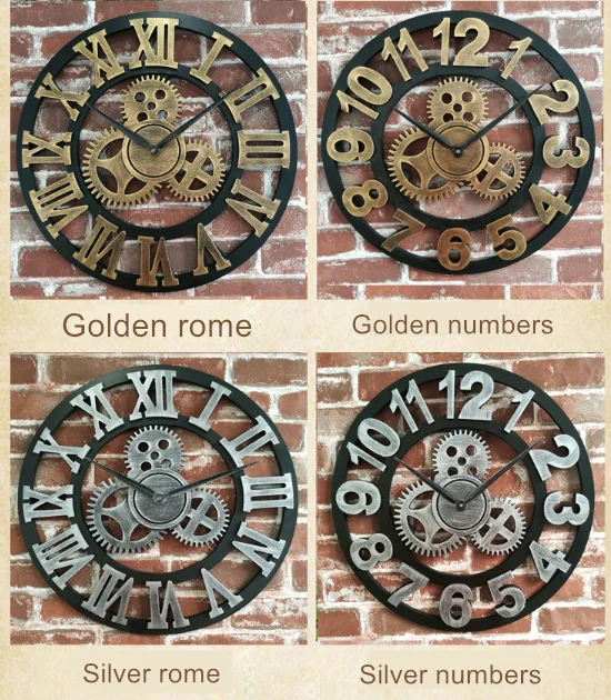 Настенные часы в стиле ретро декоративные настенные индивидуальный