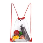 Новый модный прозрачный рюкзак на шнурке для мужчин и женщин, повседневная Портативная сумка для хранения, 2019