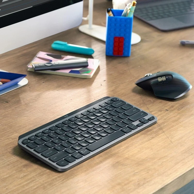Новая беспроводная мини-клавиатура Logitech MX Keys Bluetooth 2 4 ГГц клавиатура с подсветкой