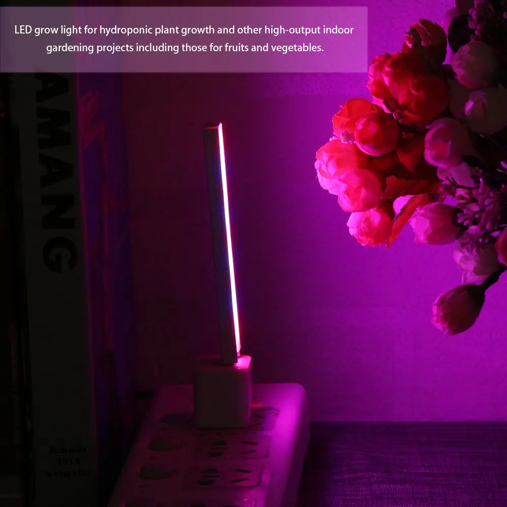 14LED 2,5 Вт растительный Свет Портативный USB питание красный и синий освещение для внутреннего сада гидропонная теплица растительный свет