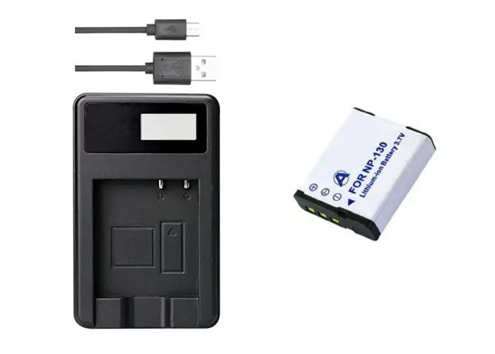 NP-130, NP130, NP-130DBA CNP-130 CNP130 Батарея+ Зарядное устройство для объектива с оптическими зумом Casio Exilim EX-H30 ZR100 ZR200 ZR300 ZR1000 ZR1200 ZR3500 ZR1500 - Цвет: Синий