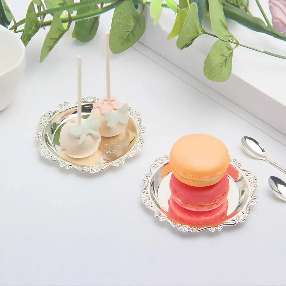 7 шт. металлическая сервировочная тарелка Комплект полок вечерние фрукты еда