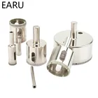 Набор алмазных сверл 25-100 мм, алмазные инструменты, кольцевая пила, используется для стеклянной мраморной плитки или искусственных предметов, аксессуары для рукоделия