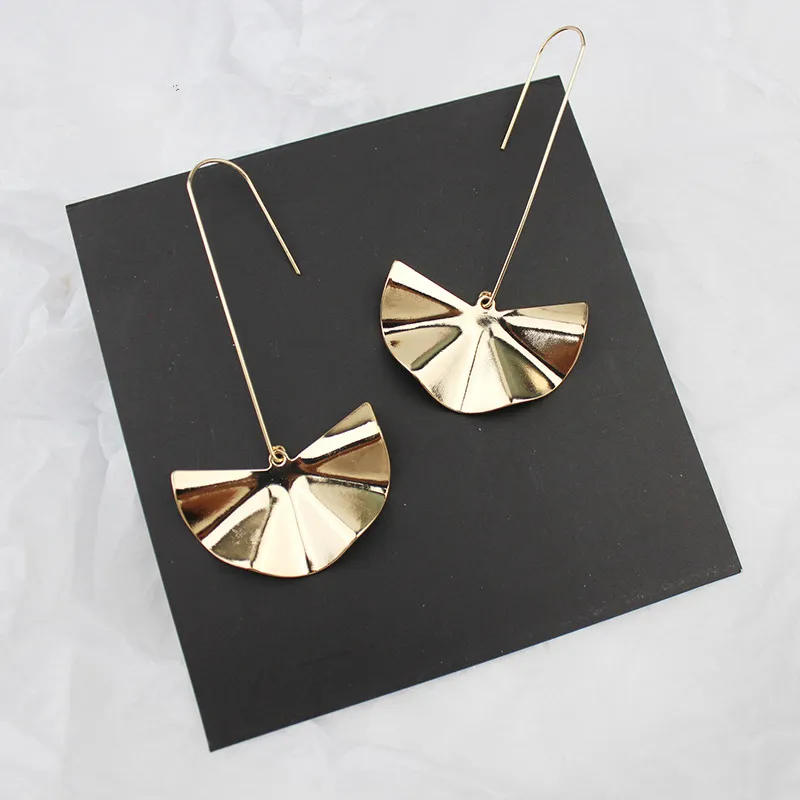 Timlee E253, новые оригинальные увеличенные металлические серьги-подвески неправильной формы, популярные ювелирные изделия оптом