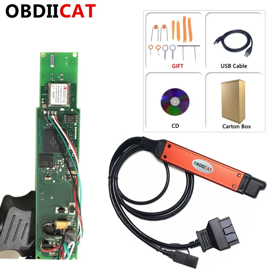 OBDIICAT VCI3 V2.40.1 сканер WIFI для беспроводной A + качество VCI 3 грузовик Диагностика 2 31