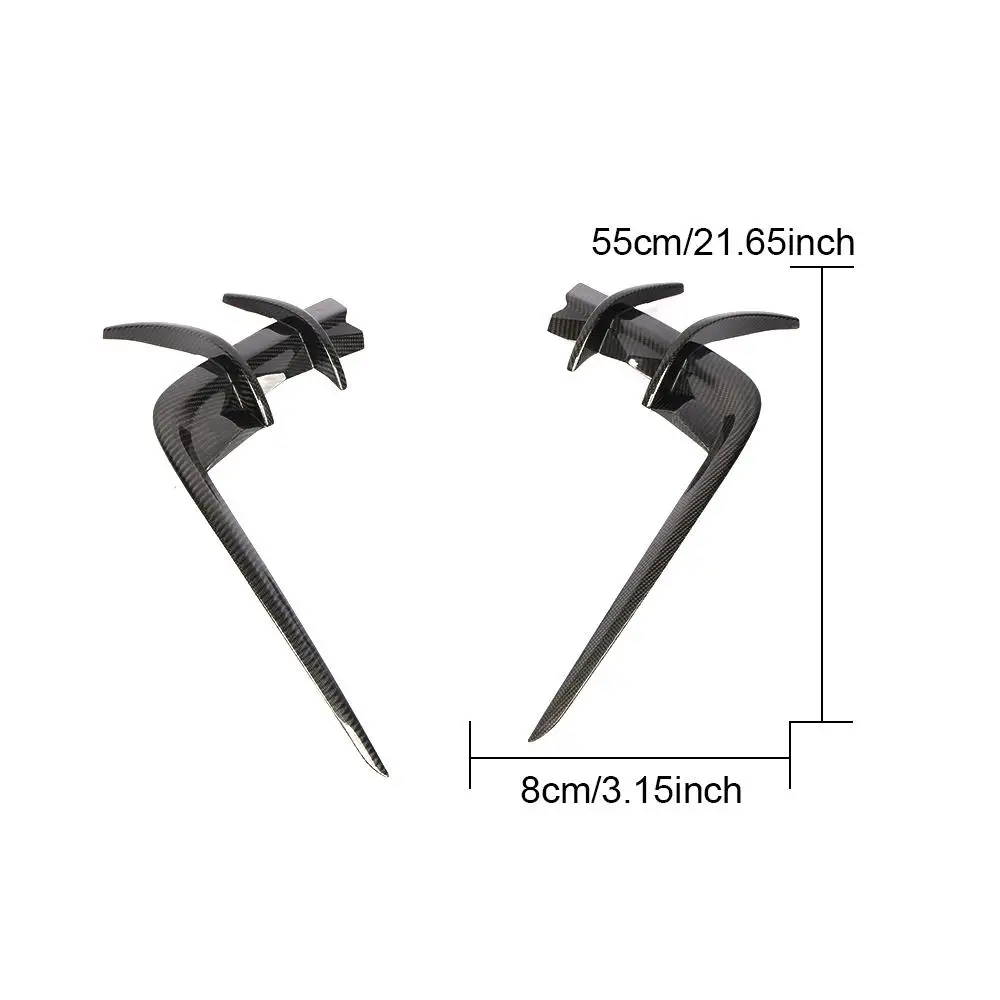 Углеродное волокно/FRP передний бампер Candards противотуманная Крышка для гриля