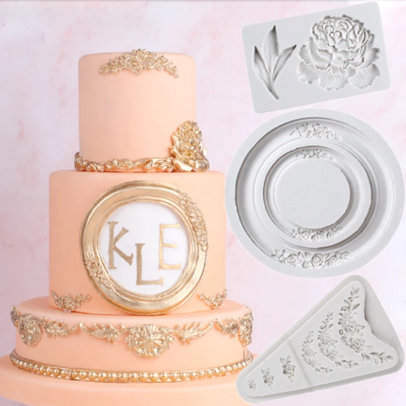 Винтажная Европейская форма для помадки торты декоративные инструменты