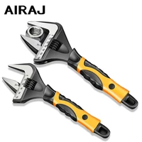 airaj 2020 new enhanced bathroom wrench 681012 in adjustable wrench large open wrench tool high quality plumbing repair tool