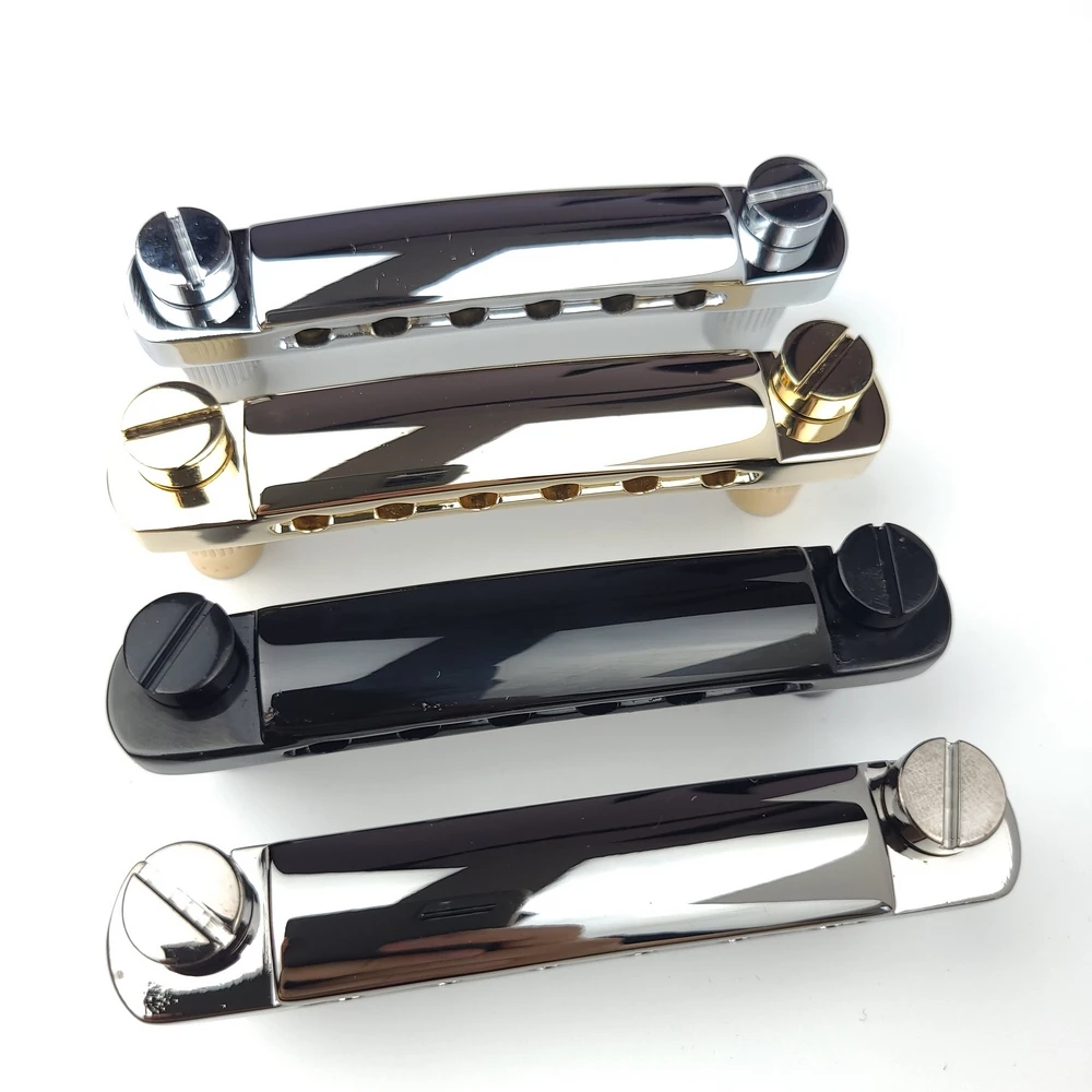 

Tune-O-Matic Style Electric Guitar Bridge Stop Bar Tailpiece with Anchors And Studs for EPI LP SG Guitars TS001 【Made In Korea】