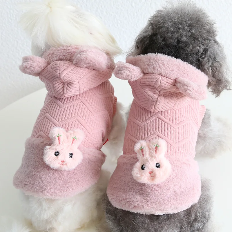 

York Luxury Dog Clothes Fleece Small Dog Coat Pet Clothing Puppy Chihuahua Overcoat Poodle Maltese Outwear Hoodies Cat Garment