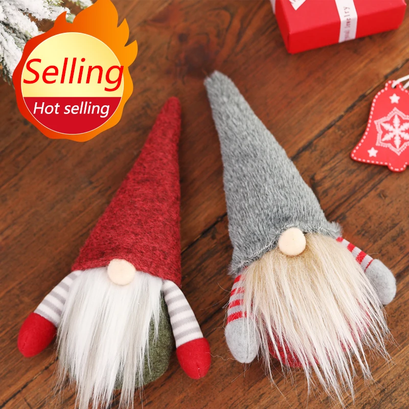 Рождественский Безликий гном Санта Рождественская елка подвесное украшение